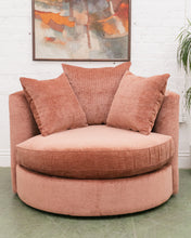 Load image into Gallery viewer, Bianca Swivel Chair in Belmont Clay