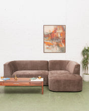 Load image into Gallery viewer, Bonnie 2 Piece Sectional in Napa Brown (Right Facing)