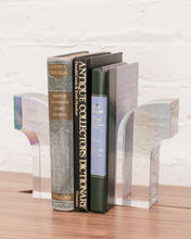 Load image into Gallery viewer, Pair of Lucite Half Arc Bookends