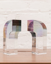 Load image into Gallery viewer, Pair of Lucite Half Arc Bookends
