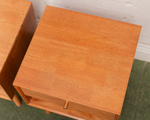Load image into Gallery viewer, Pair of Modern Lightwood Nightstands
