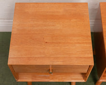 Load image into Gallery viewer, Pair of Modern Lightwood Nightstands