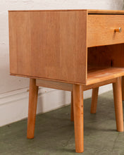 Load image into Gallery viewer, Pair of Modern Lightwood Nightstands