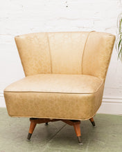 Load image into Gallery viewer, Embossed Vintage Swivel Chair