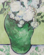Load image into Gallery viewer, Van Gogh White Roses Print Framed