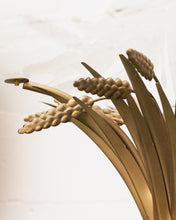 Load image into Gallery viewer, Brass Sheaf of Wheat Coffee/End Table