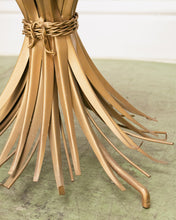 Load image into Gallery viewer, Brass Sheaf of Wheat Coffee/End Table