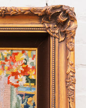 Load image into Gallery viewer, Vintage Needlepoint Picture Renoir Girls at the Piano