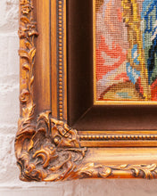 Load image into Gallery viewer, Vintage Needlepoint Picture Renoir Girls at the Piano