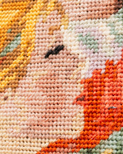 Load image into Gallery viewer, Vintage Needlepoint Picture Renoir Girls at the Piano