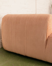 Load image into Gallery viewer, Caprese Sectional Sofa in Blush Corduroy