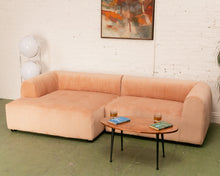 Load image into Gallery viewer, Caprese Sectional Sofa in Blush Corduroy