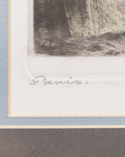 Load image into Gallery viewer, Antique Fair of Paris Hand Colored Engraving