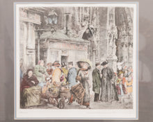 Load image into Gallery viewer, Antique Fair of Paris Hand Colored Engraving