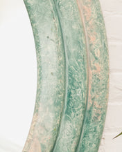 Load image into Gallery viewer, Faux Stone Post Modern Seafaom Green  Mirror