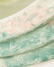 Load image into Gallery viewer, Faux Stone Post Modern Seafaom Green  Mirror