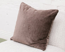 Load image into Gallery viewer, Square Pillow in Napa Brown