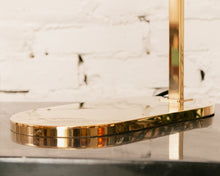 Load image into Gallery viewer, Gold Circle Table Lamp