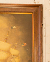 Load image into Gallery viewer, Samuel Walters The Independence No. 181 Anaglypta Painting Print Framed