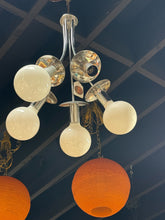 Load image into Gallery viewer, Scolari Vintage Chrome Pendant Chandelier
