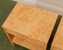 Load image into Gallery viewer, Faux Wood One Drawer Pair of Nightstands