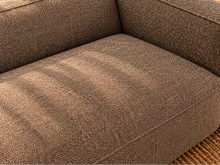 Load image into Gallery viewer, Image 5 of 5: Medrano 88-inch upholstered sofa in Mushroom Taupe lattice bouclé with broad arms and deep cushioned seating