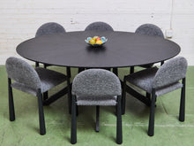 Load image into Gallery viewer, Miles Oval Table in Black