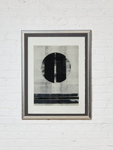 Load image into Gallery viewer, Vintage Signed Circle Lithograph Framed