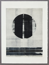 Load image into Gallery viewer, Vintage Signed Circle Lithograph Framed