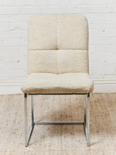 Load image into Gallery viewer, Set of Six Italian mid-century modern 1970s Chrome Dining Chairs