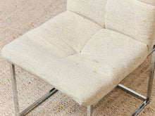 Load image into Gallery viewer, Set of Six Italian mid-century modern 1970s Chrome Dining Chairs