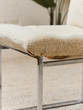Load image into Gallery viewer, Set of Six Italian mid-century modern 1970s Chrome Dining Chairs