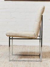 Load image into Gallery viewer, Set of Six Italian mid-century modern 1970s Chrome Dining Chairs