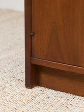 Load image into Gallery viewer, Danish Modern Teak Rattan Shelf