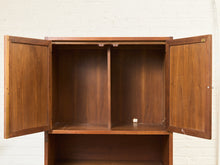 Load image into Gallery viewer, Danish Modern Teak Rattan Shelf