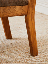 Load image into Gallery viewer, Brown Oak 1970s Dining Chairs