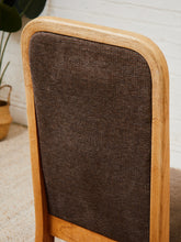 Load image into Gallery viewer, Brown Oak 1970s Dining Chairs