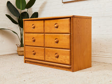 Load image into Gallery viewer, Oak 3 Drawer Dresser