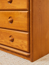 Load image into Gallery viewer, Oak 3 Drawer Dresser