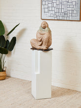 Load image into Gallery viewer, Dreaming Lady Cast on Coin Paper Sculpture By G. Valentin