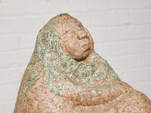 Load image into Gallery viewer, Dreaming Lady Cast on Coin Paper Sculpture By G. Valentin