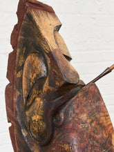 Load image into Gallery viewer, “Dali” Wood Sculpture by G. Valentin