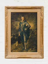 Load image into Gallery viewer, Blue Boy Vintage Art Framed