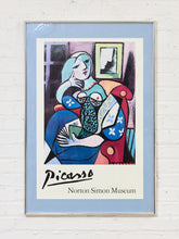 Load image into Gallery viewer, Girl with Book Picasso Authentic Museum Poster Vintage