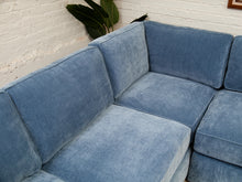 Load image into Gallery viewer, Diana Modular Sofa with Right Facing Bumper in Amici Denim