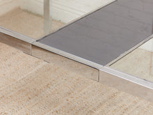 Load image into Gallery viewer, Milo Baughman 1970’s Glass Chrome Dining Table