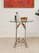 Load image into Gallery viewer, Occasional Table with Italian Gilded Base