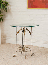 Load image into Gallery viewer, Occasional Table with Italian Gilded Base
