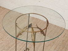 Load image into Gallery viewer, Occasional Table with Italian Gilded Base