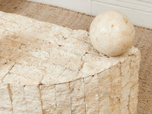 Load image into Gallery viewer, Half Moon Entry Table Tessellated Marble Entry